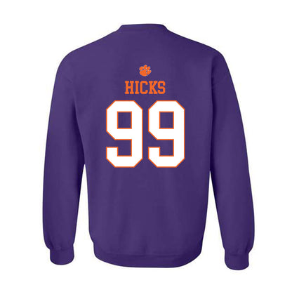 Clemson - NCAA Softball : Corri Hicks - Classic Shersey Crewneck Sweatshirt-1