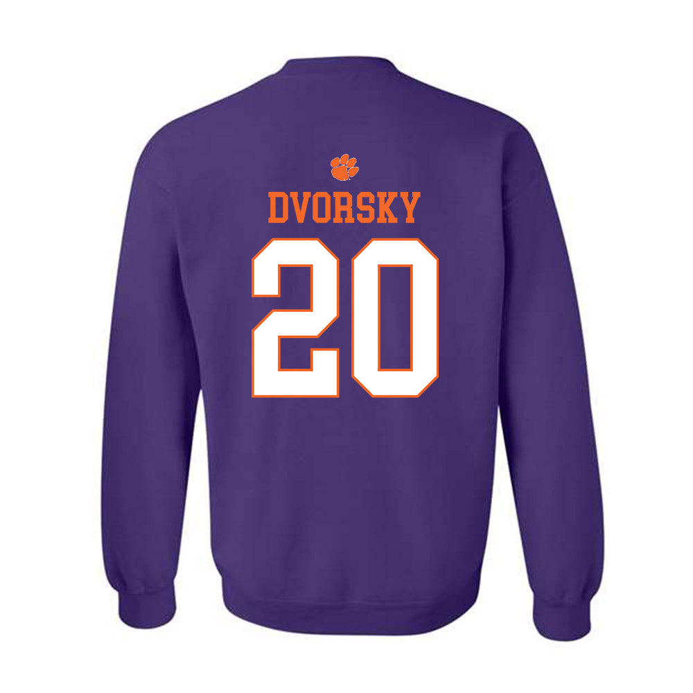 Clemson - NCAA Baseball : Nathan Dvorsky - Classic Shersey Crewneck Sweatshirt-1