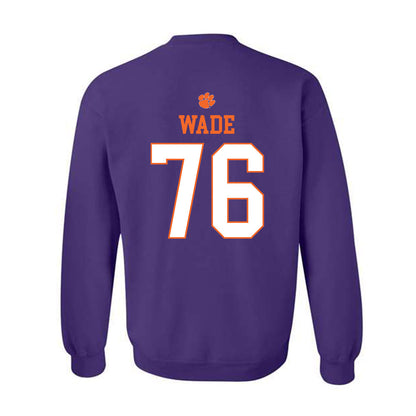 Clemson - NCAA Football : Mason Wade - Classic Shersey Crewneck Sweatshirt