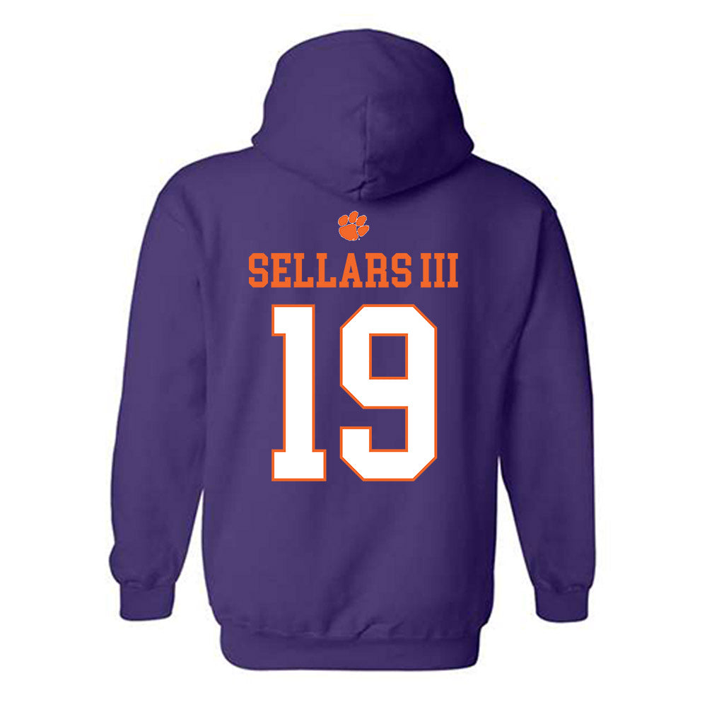 Clemson - NCAA Football : Gordon Sellars III - Classic Shersey Hooded Sweatshirt-1
