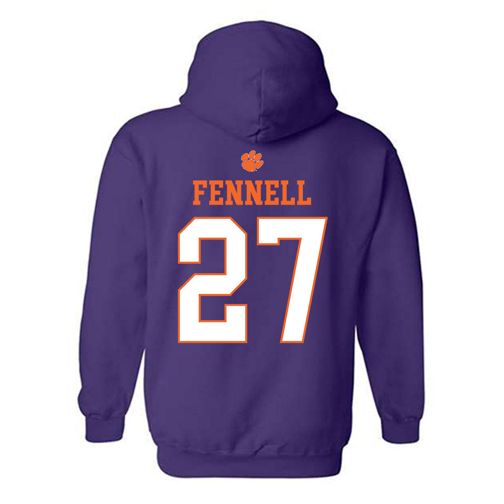 Clemson - NCAA Softball : Riley Fennell - Classic Shersey Hooded Sweatshirt-1