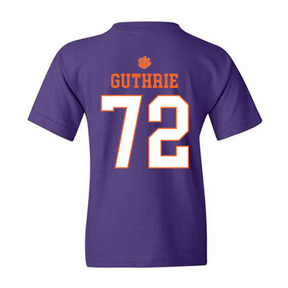 Clemson - NCAA Football : Adam Guthrie - Classic Shersey Youth T-Shirt-1