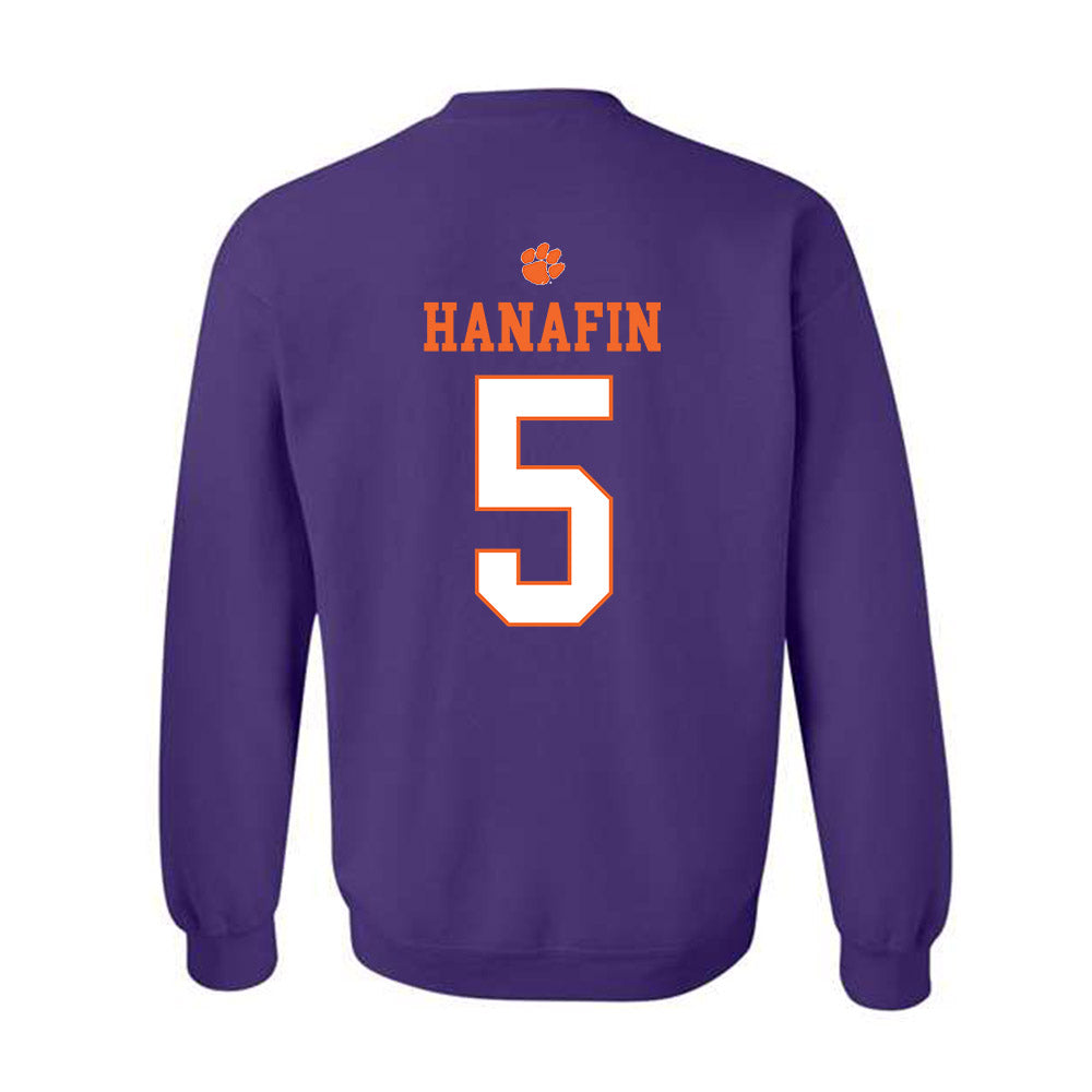 Clemson - NCAA Football : Ronan Hanafin - Classic Shersey Crewneck Sweatshirt-1