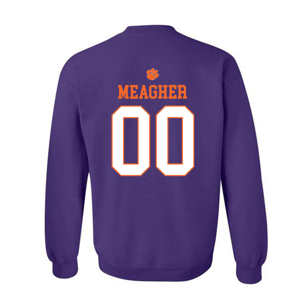 Clemson - NCAA Women's Lacrosse : Dylan Meagher - Classic Shersey Crewneck Sweatshirt-1