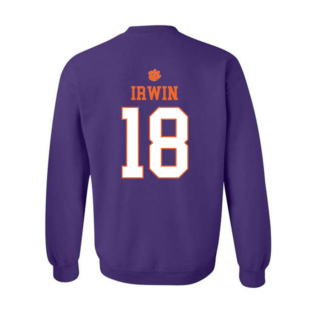 Clemson - NCAA Women's Volleyball : Alyssa Irwin - Classic Shersey Crewneck Sweatshirt-1