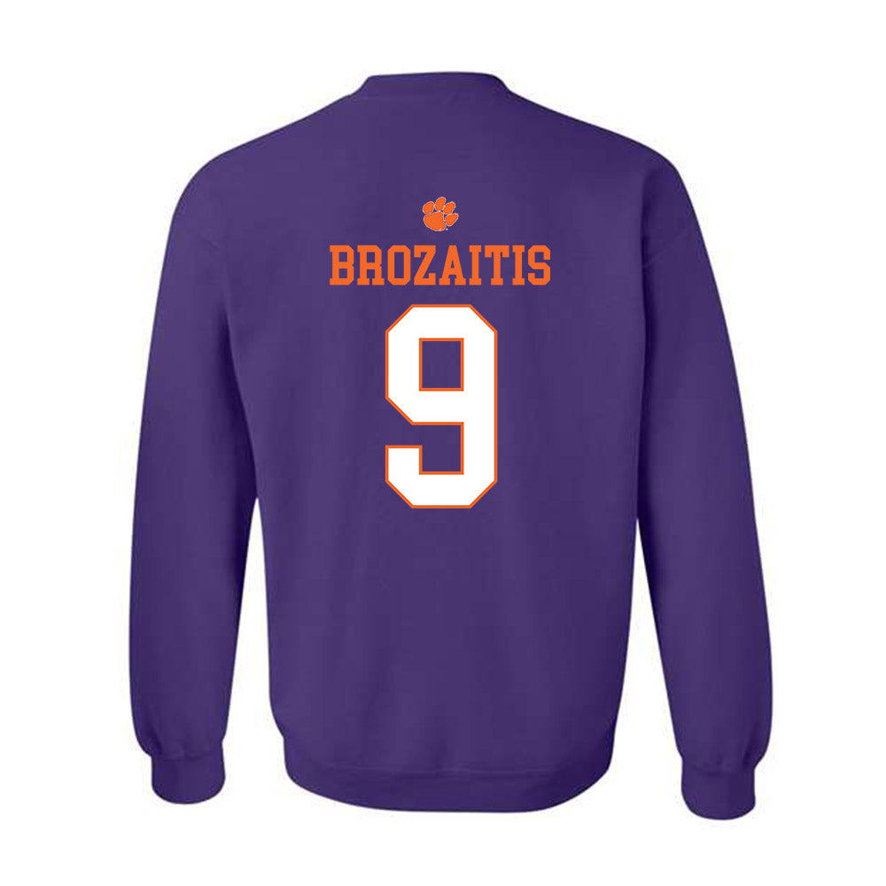 Clemson - NCAA Softball : Natalie Brozaitis - Classic Shersey Crewneck Sweatshirt-1