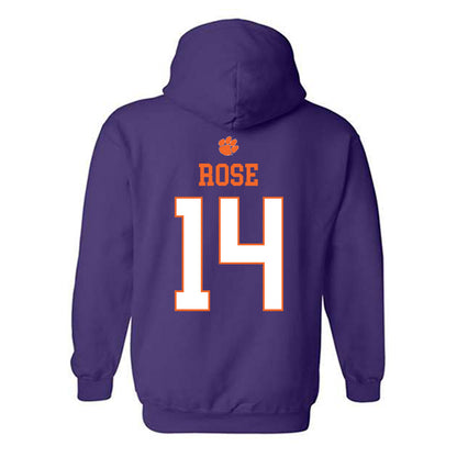 Clemson - NCAA Women's Basketball : Rachael Rose - Classic Shersey Hooded Sweatshirt-1