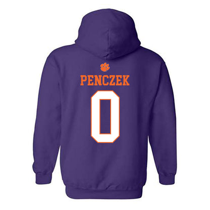 Clemson - NCAA Women's Lacrosse : Emma Penczek - Classic Shersey Hooded Sweatshirt-1