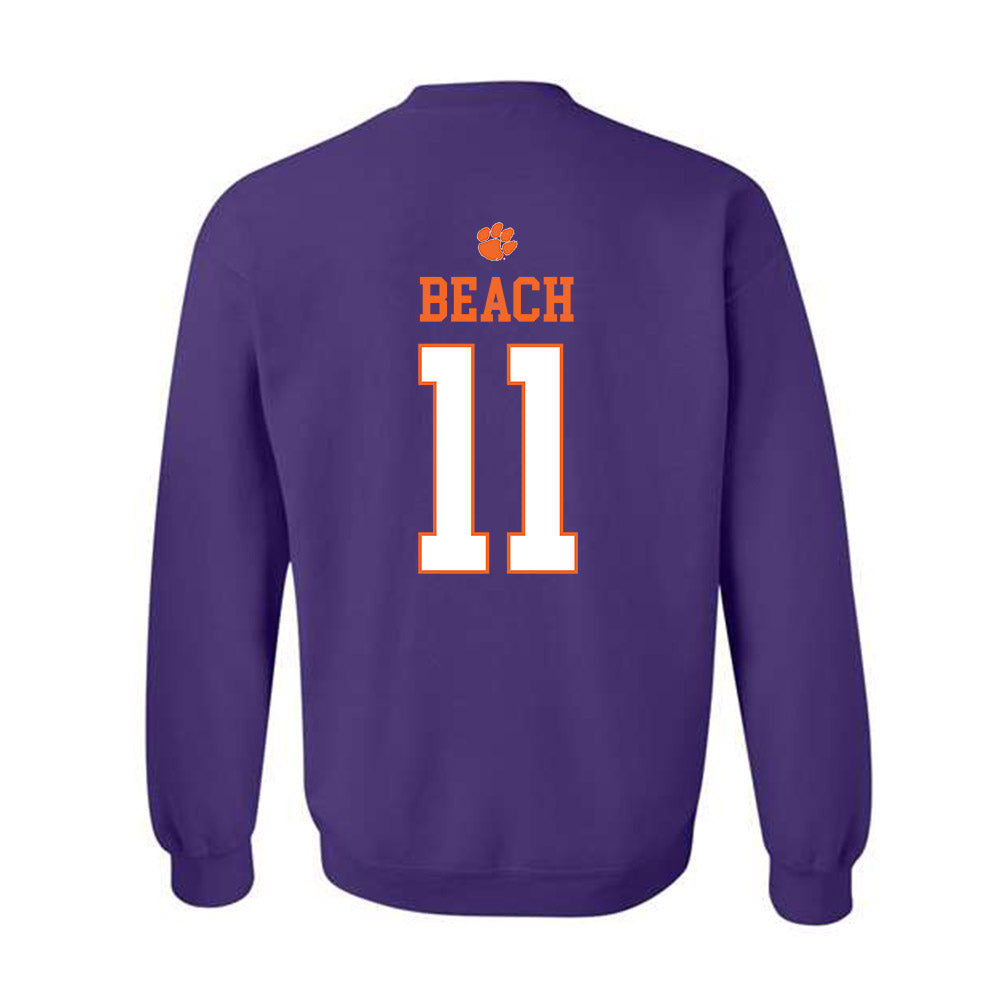 Clemson - NCAA Women's Lacrosse : Kasey Beach - Classic Shersey Crewneck Sweatshirt