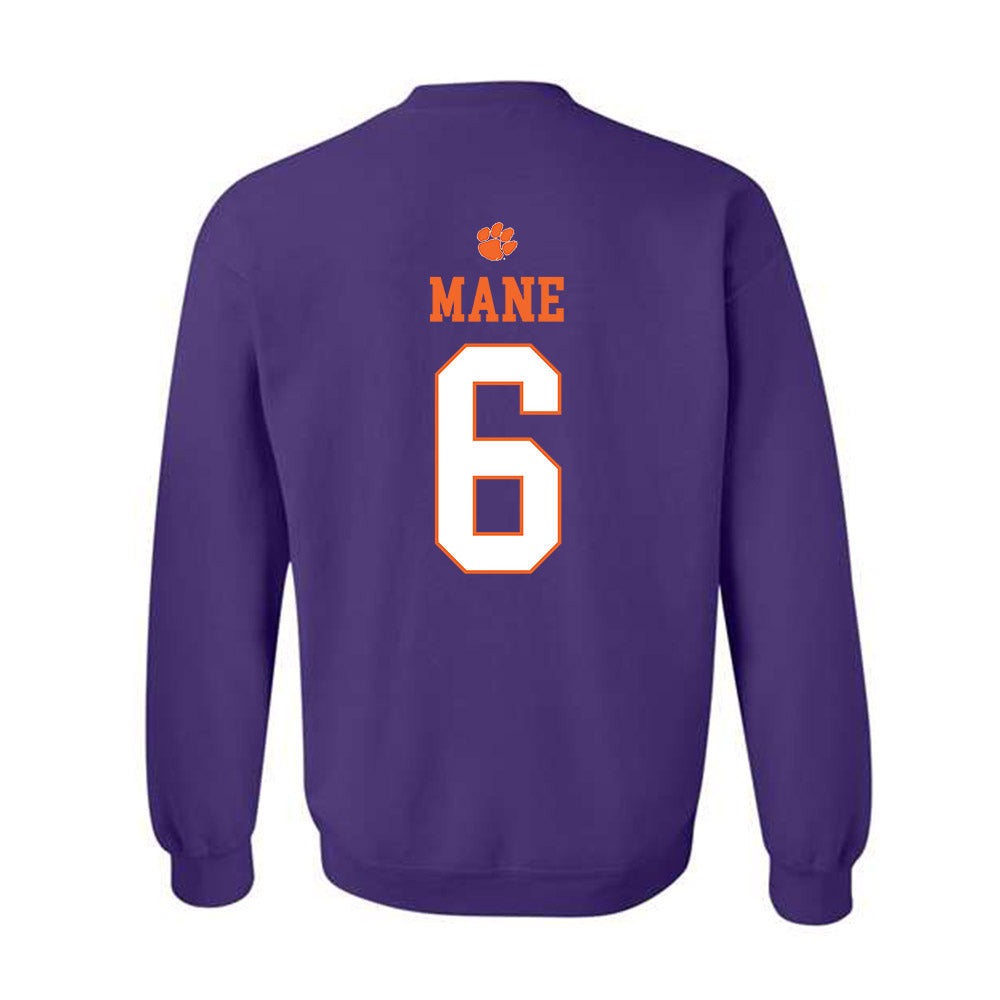 Clemson - NCAA Men's Soccer : Abdou Mane - Classic Shersey Crewneck Sweatshirt-1