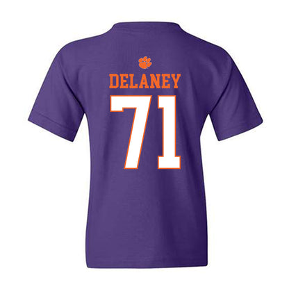 Clemson - NCAA Football : Leo Delaney - Classic Shersey Youth T-Shirt-1