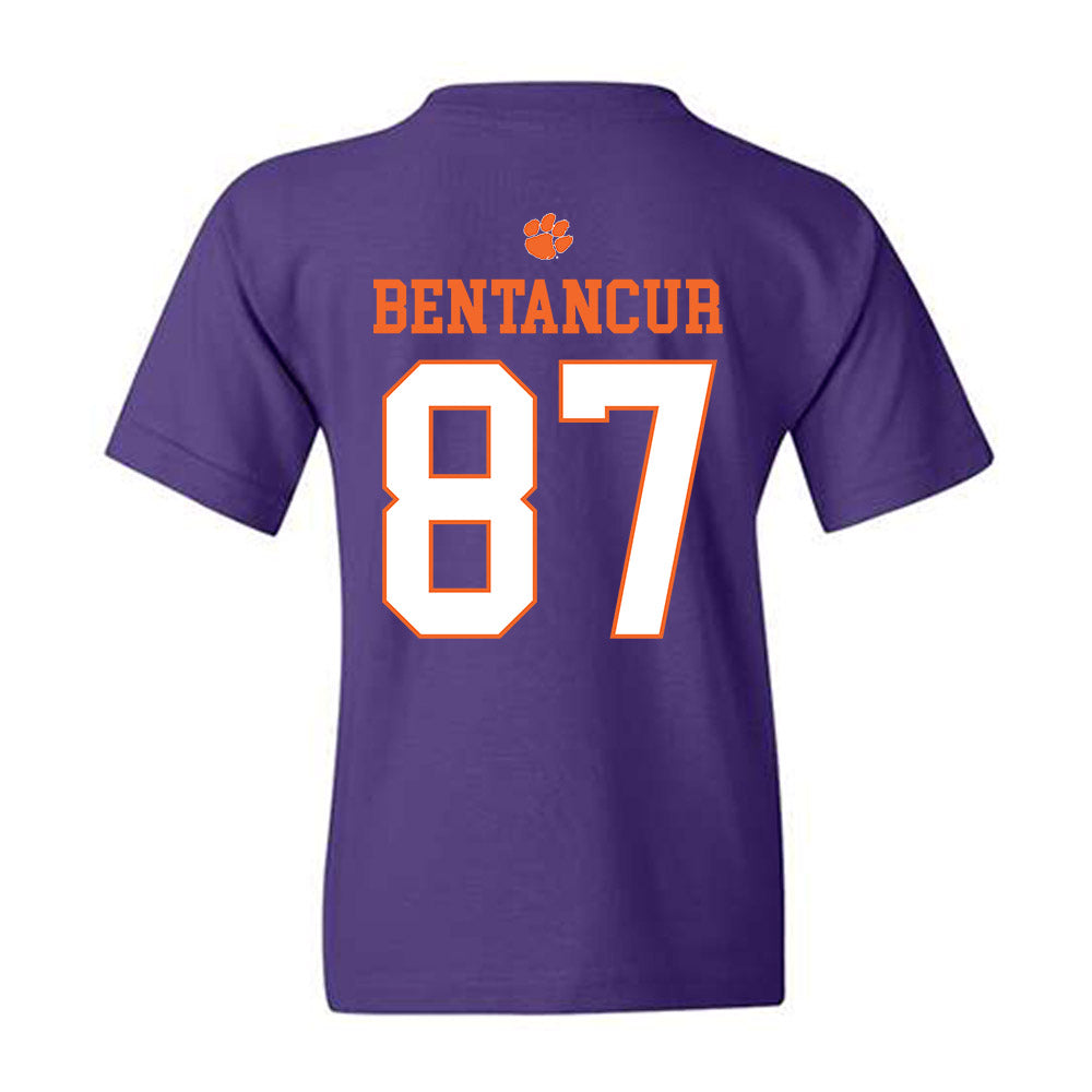 Clemson - NCAA Football : Christian Bentancur - Classic Shersey Youth T-Shirt-1