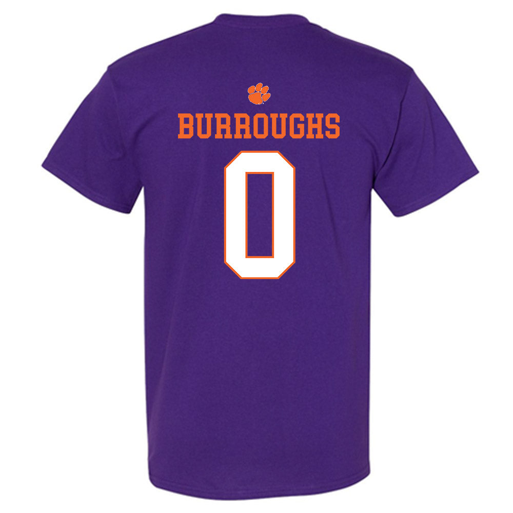 Clemson - NCAA Football : Naeem Burroughs - Classic Shersey T-Shirt-1