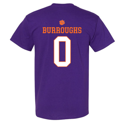 Clemson - NCAA Football : Naeem Burroughs - Classic Shersey T-Shirt-1