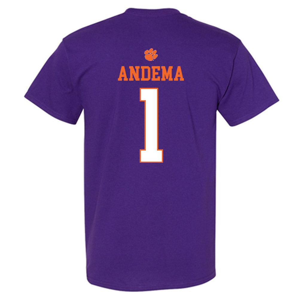 Clemson - NCAA Men's Soccer : Joseph Andema - Classic Shersey T-Shirt-1