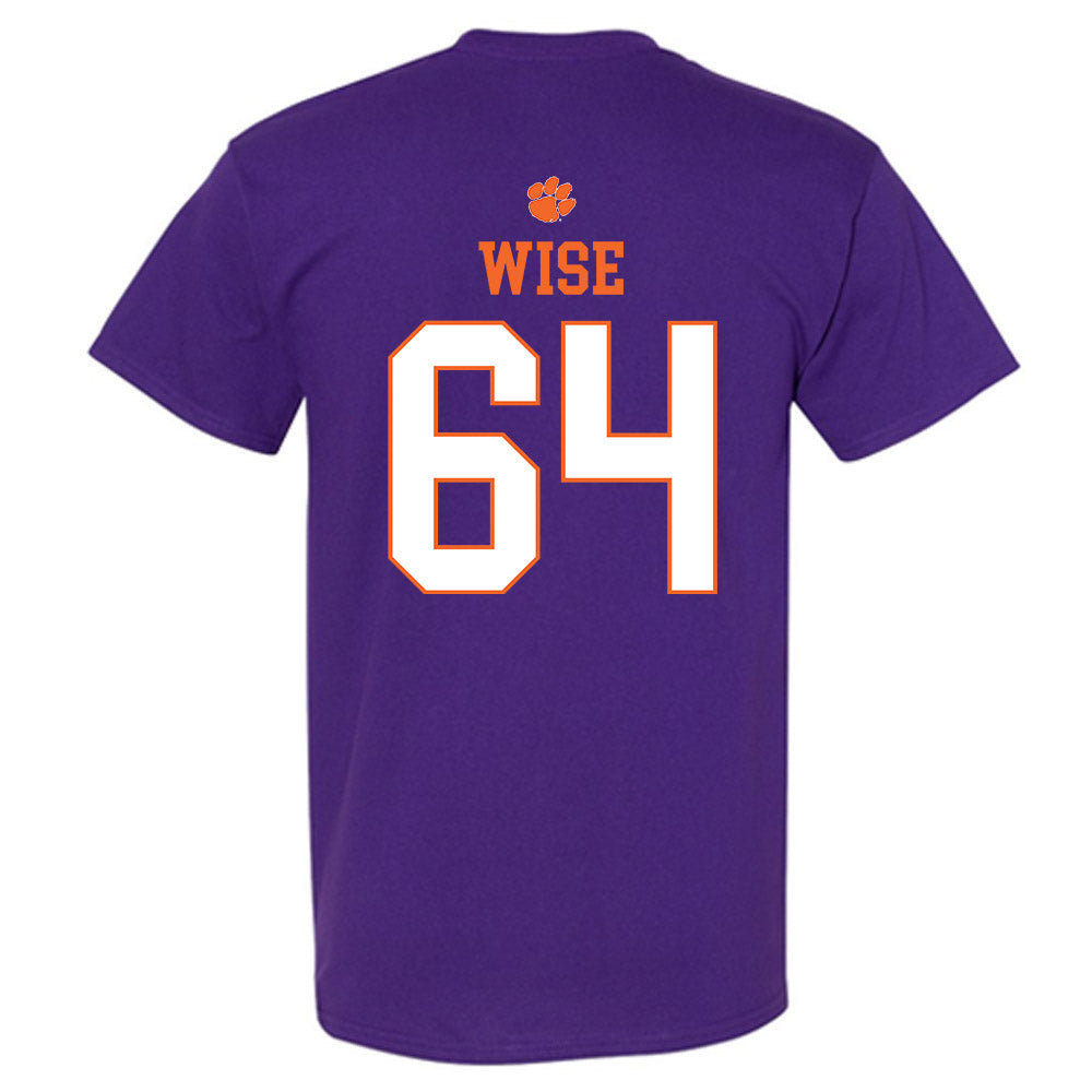 Clemson - NCAA Football : Grant Wise - Classic Shersey T-Shirt-1