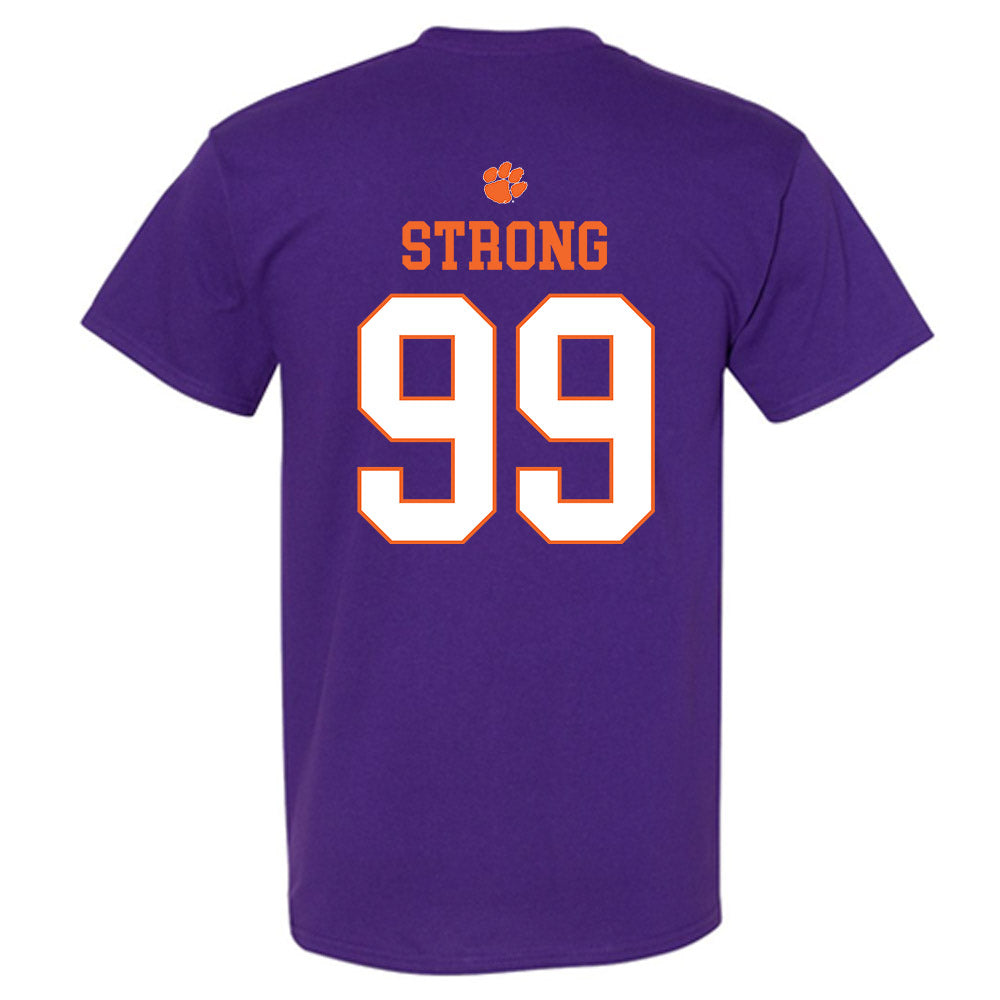 Clemson - NCAA Football : Markus Strong - Classic Shersey T-Shirt-1