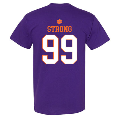 Clemson - NCAA Football : Markus Strong - Classic Shersey T-Shirt-1