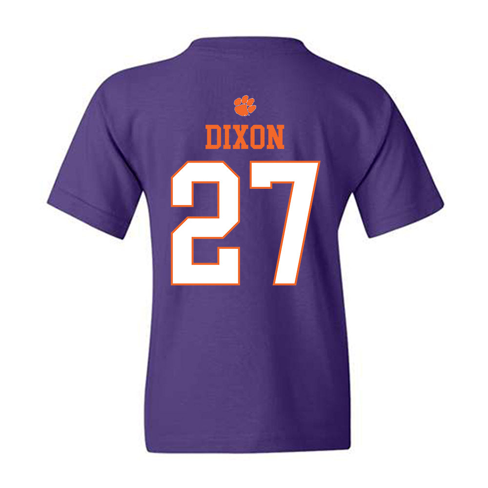 Clemson - NCAA Football : Noah Dixon - Classic Shersey Youth T-Shirt-1