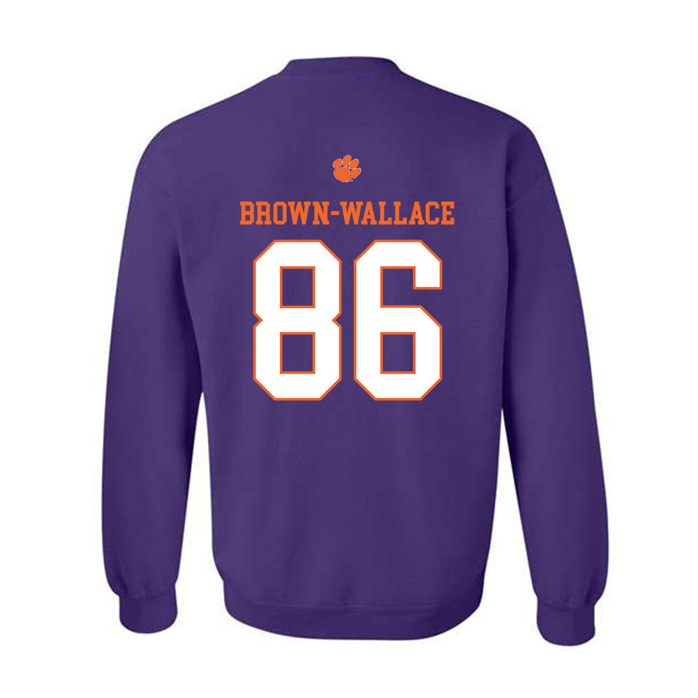 Clemson - NCAA Football : Jaylen Brown-Wallace - Classic Shersey Crewneck Sweatshirt-1