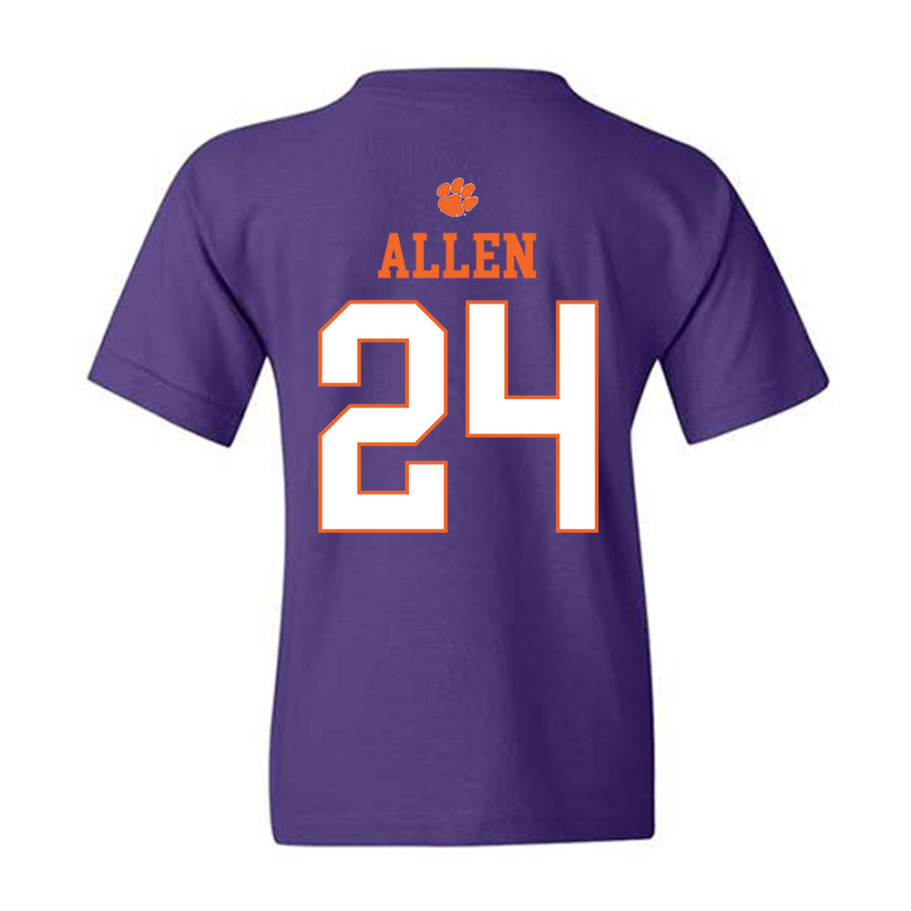 Clemson - NCAA Baseball : Joe Allen - Classic Shersey Youth T-Shirt-1