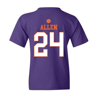 Clemson - NCAA Baseball : Joe Allen - Classic Shersey Youth T-Shirt-1