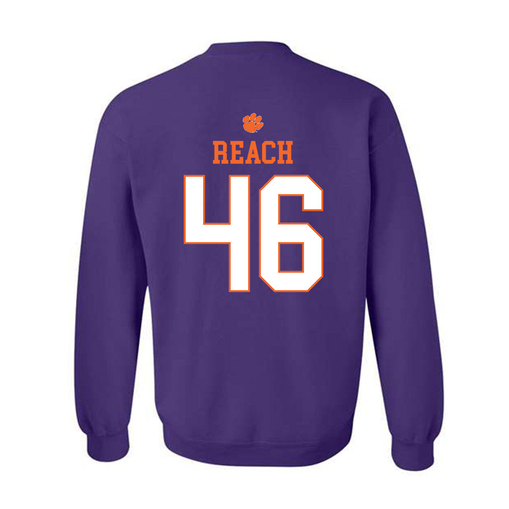 Clemson - NCAA Football : Jackson Reach - Classic Shersey Crewneck Sweatshirt-1