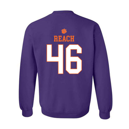 Clemson - NCAA Football : Jackson Reach - Classic Shersey Crewneck Sweatshirt-1