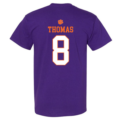 Clemson - NCAA Men's Basketball : Dallas Thomas - Classic Shersey T-Shirt-1