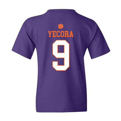 Clemson - NCAA Women's Tennis : Candela Yecora - Classic Shersey Youth T-Shirt-1