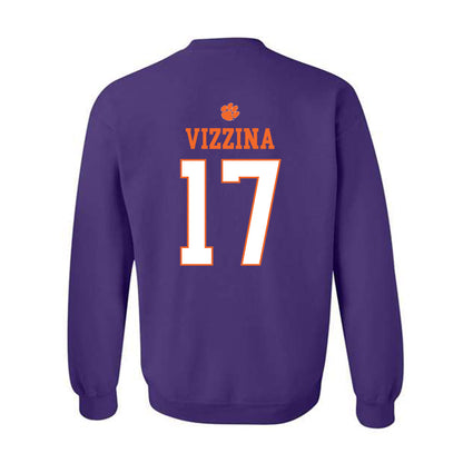 Clemson - NCAA Football : Christopher Vizzina - Classic Shersey Crewneck Sweatshirt-1