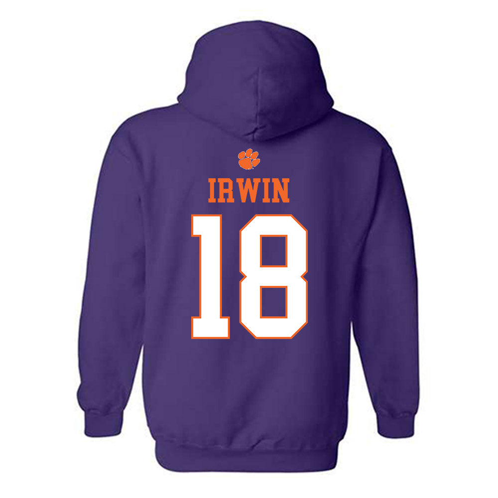 Clemson - NCAA Women's Volleyball : Alyssa Irwin - Classic Shersey Hooded Sweatshirt-1