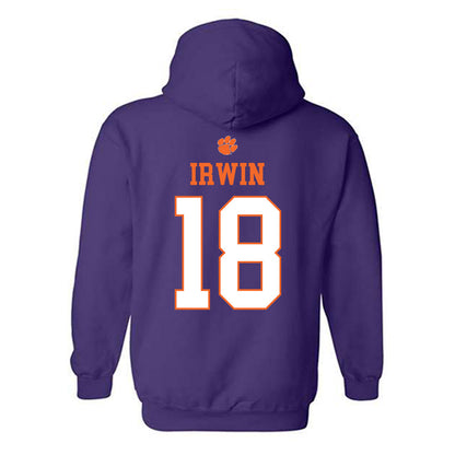 Clemson - NCAA Women's Volleyball : Alyssa Irwin - Classic Shersey Hooded Sweatshirt-1