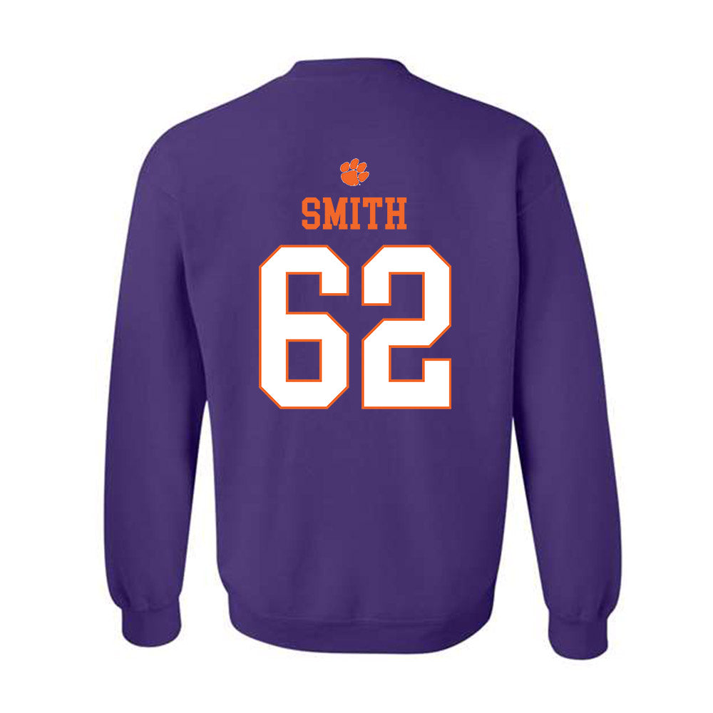 Clemson - NCAA Football : Bryce Smith - Classic Shersey Crewneck Sweatshirt-1