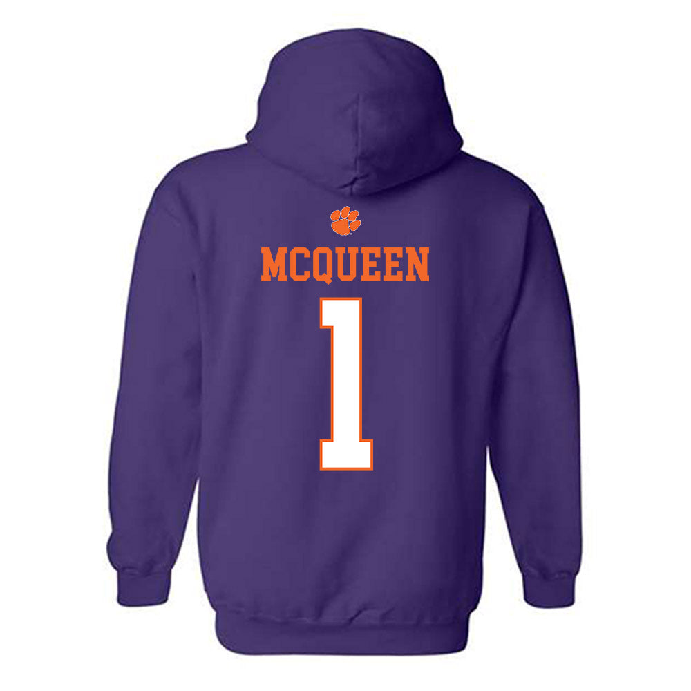 Clemson - NCAA Women's Basketball : Loyal McQueen - Classic Shersey Hooded Sweatshirt