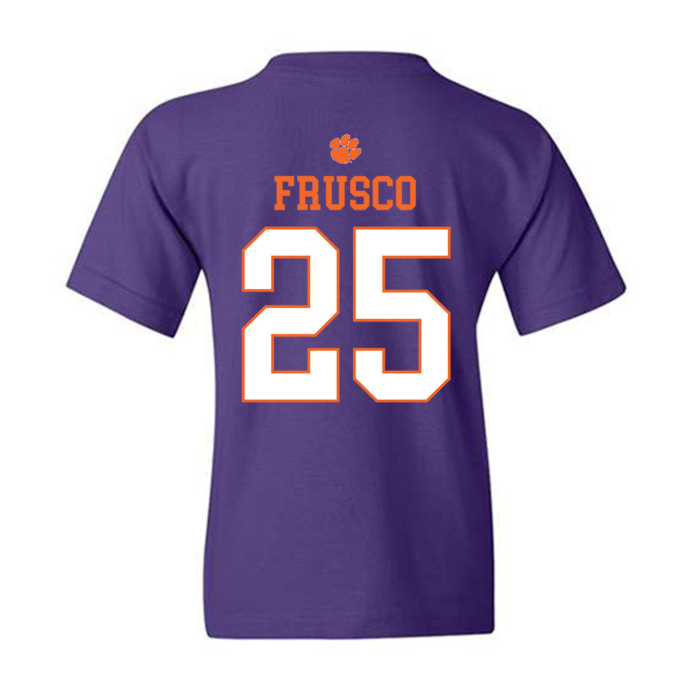 Clemson - NCAA Baseball : Nicholas Frusco - Classic Shersey Youth T-Shirt-1