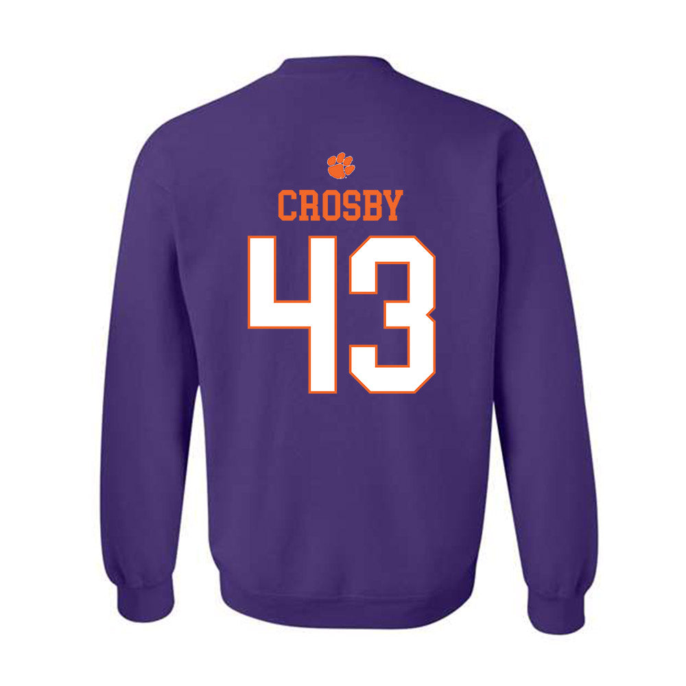 Clemson - NCAA Softball : Keira Crosby - Classic Shersey Crewneck Sweatshirt-1