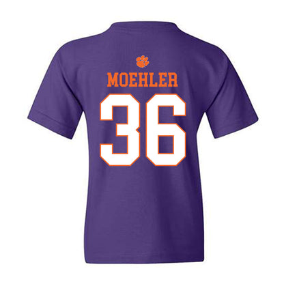 Clemson - NCAA Baseball : Dane Moehler - Classic Shersey Youth T-Shirt-1