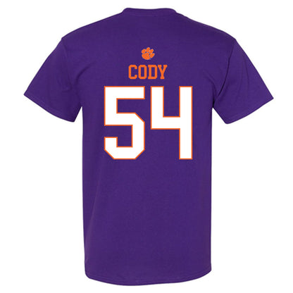 Clemson - NCAA Football : Kam Cody - Classic Shersey T-Shirt-1
