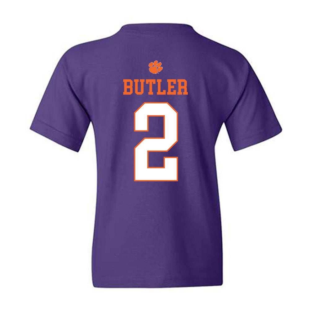 Clemson - NCAA Women's Basketball : Jakerra Butler - Classic Shersey Youth T-Shirt-1