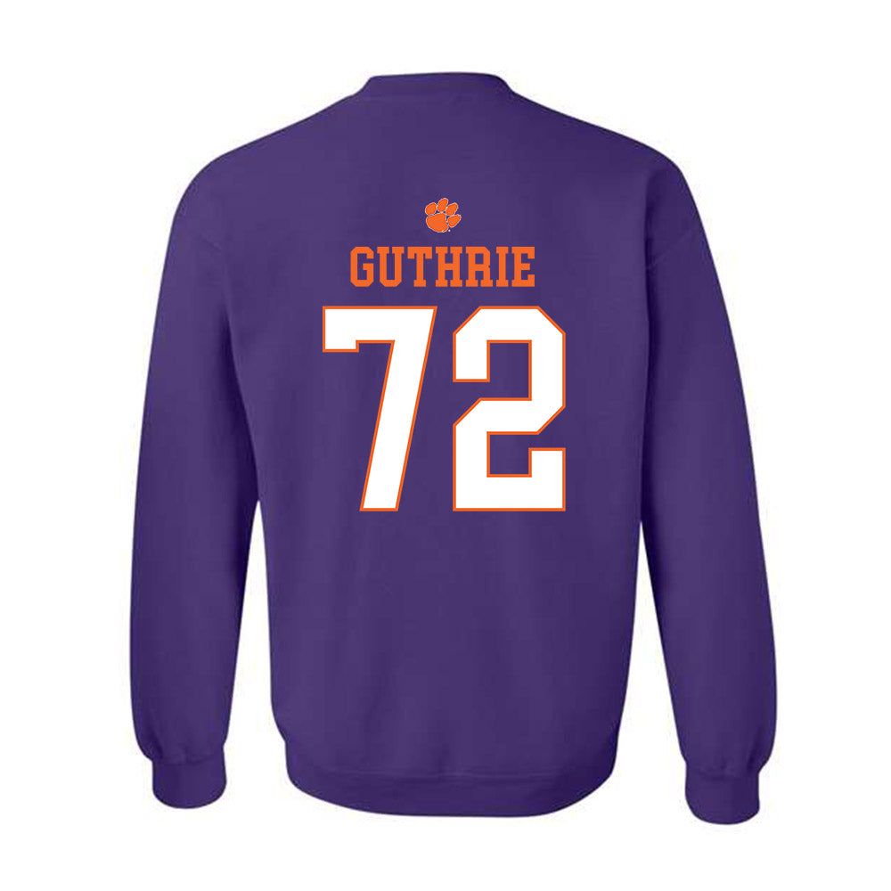 Clemson - NCAA Football : Adam Guthrie - Classic Shersey Crewneck Sweatshirt-1