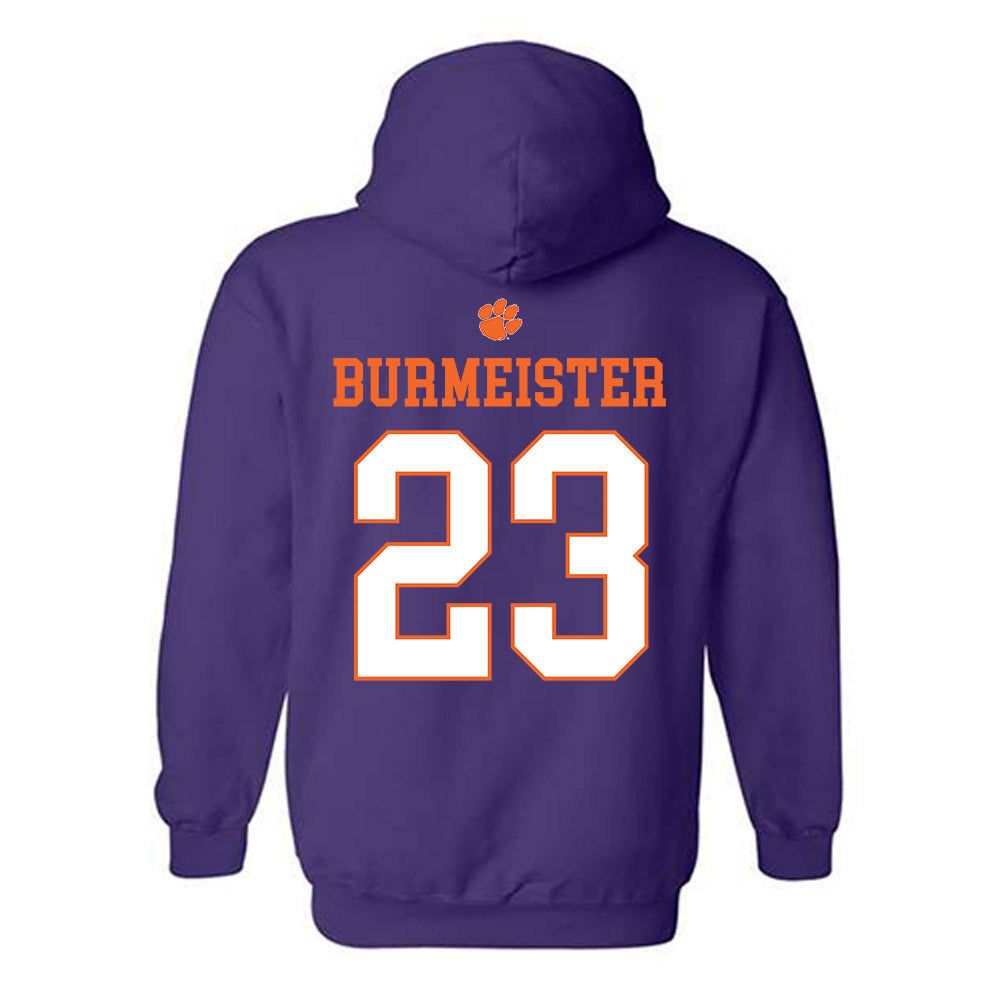 Clemson - NCAA Softball : Sophia Burmeister - Classic Shersey Hooded Sweatshirt-1