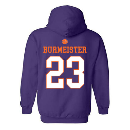 Clemson - NCAA Softball : Sophia Burmeister - Classic Shersey Hooded Sweatshirt-1