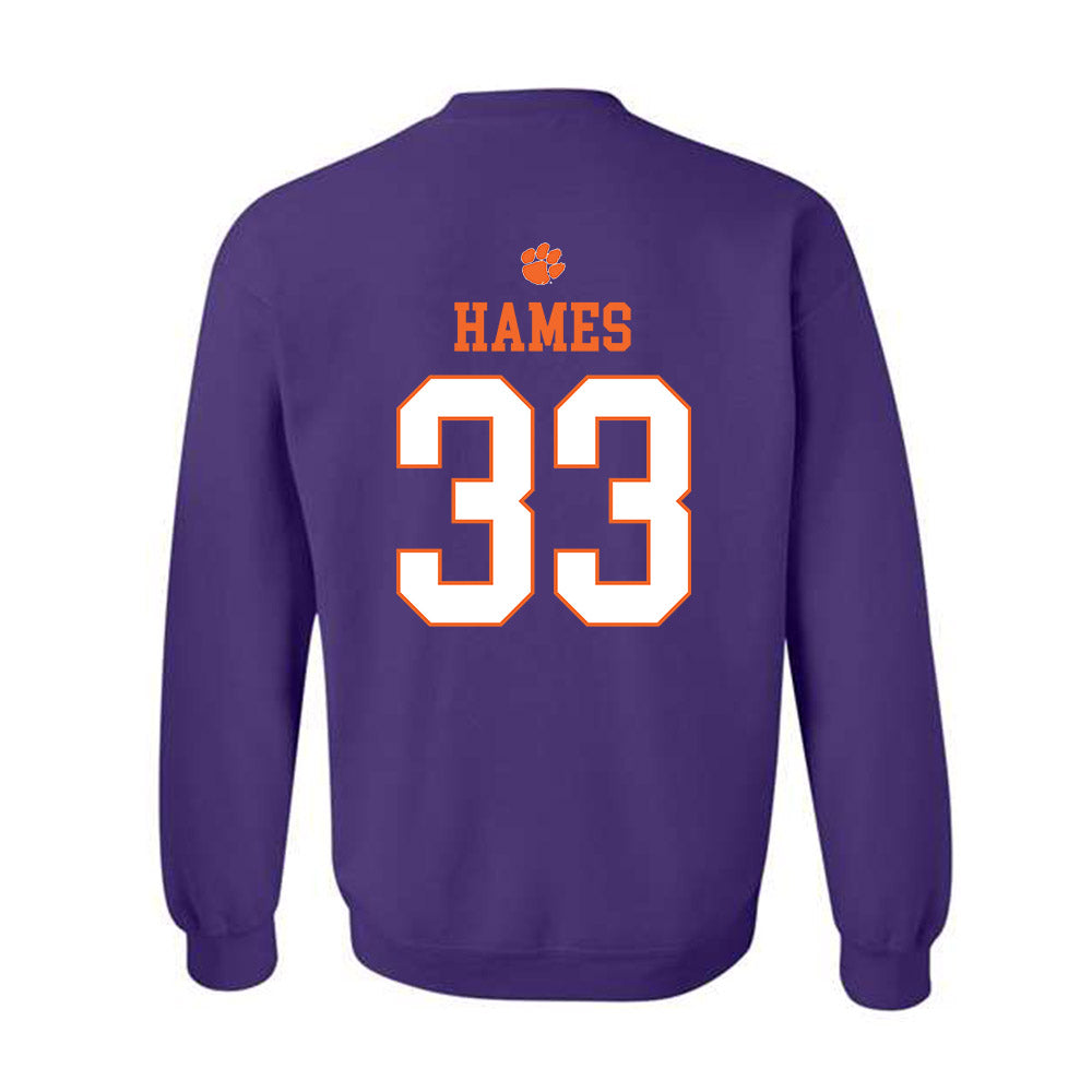 Clemson - NCAA Softball : Lexie Hames - Classic Shersey Crewneck Sweatshirt-1