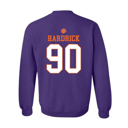 Clemson - NCAA Football : William Hardrick - Classic Shersey Crewneck Sweatshirt-1