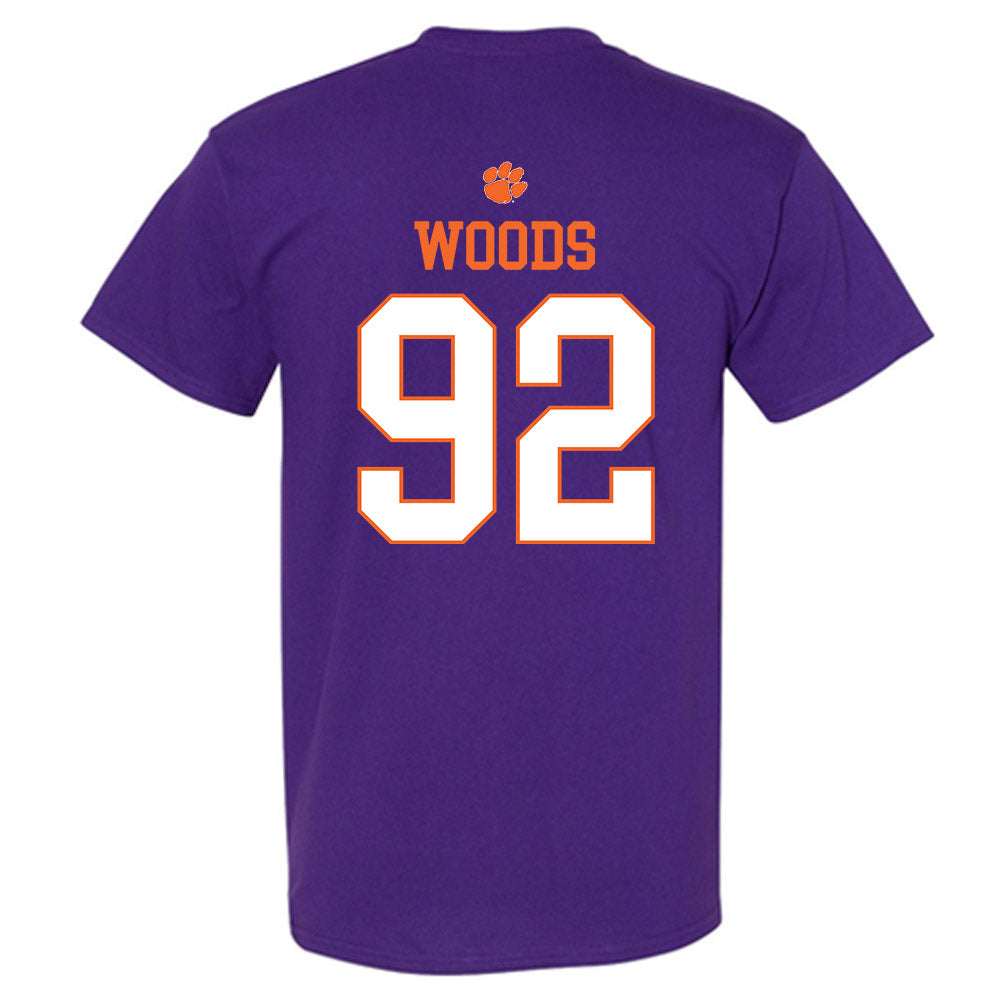 Clemson - NCAA Football : Davarrick Woods - Classic Shersey T-Shirt-1