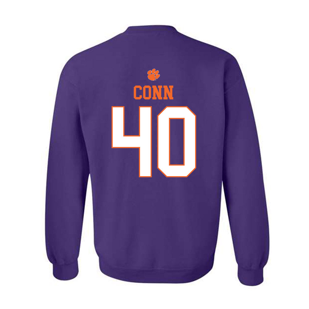 Clemson - NCAA Football : Brodey Conn - Classic Shersey Crewneck Sweatshirt-1