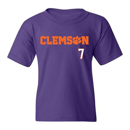 Clemson - NCAA Football : Logan Brooking - Classic Shersey Youth T-Shirt-0