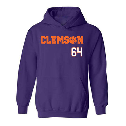 Clemson - NCAA Football : Grant Wise - Classic Shersey Hooded Sweatshirt-0