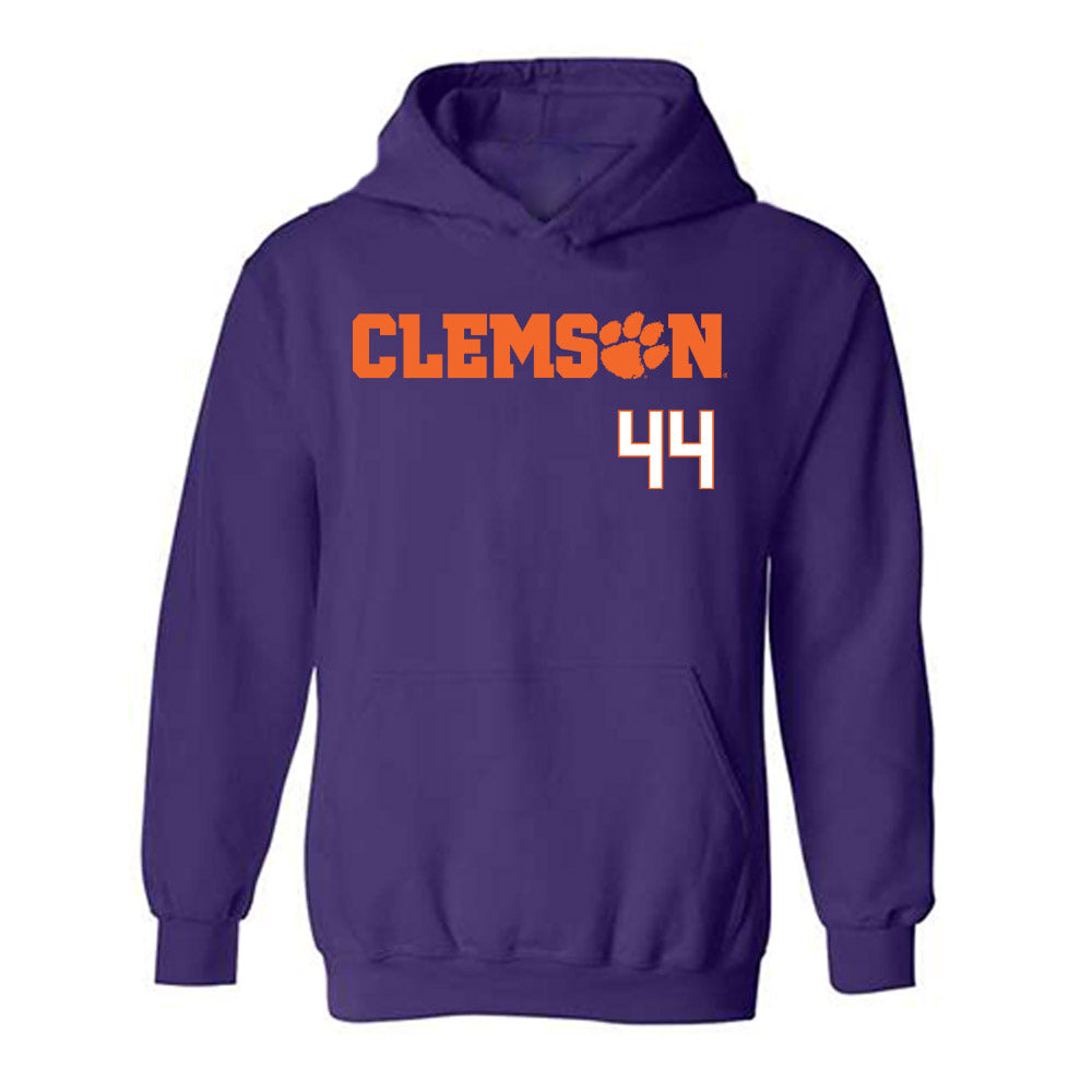 Clemson - NCAA Football : Jack Wolf - Classic Shersey Hooded Sweatshirt-0